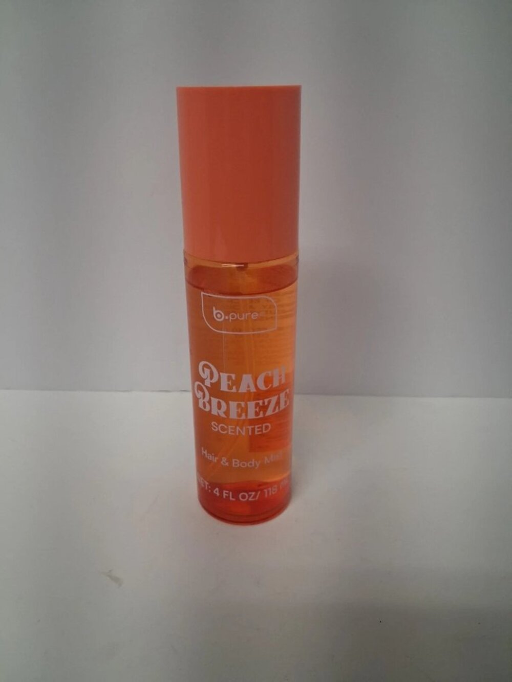 B-Pure—Peach Breeze Scent—Hair/Body Mist 4 OZ NEW